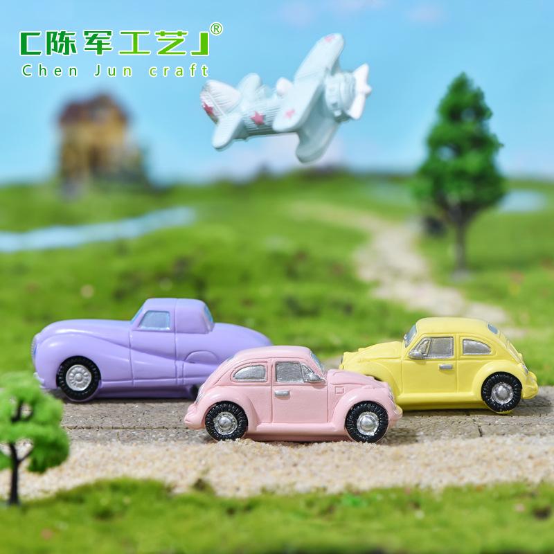 Phụ Kiện Tiểu Cảnh Tiểu cảnh xe cộ, máy bay, xe cổ, trang trí DIY tiểu cảnh (ZC-346)