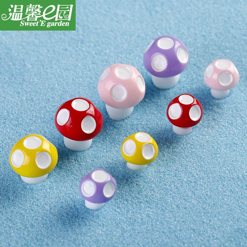 Phụ Kiện Tiểu Cảnh Tiểu cảnh nấm nhỏ, phụ kiện trang trí bể cá DIY mini (ZC-583)