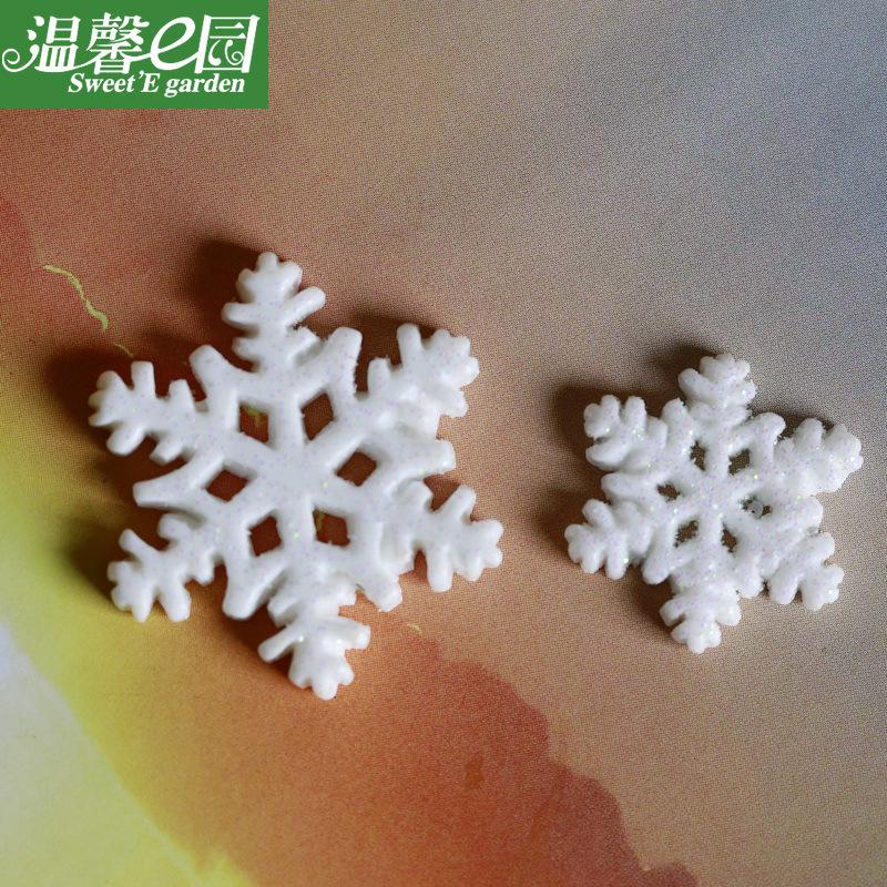 Phụ Kiện Tiểu Cảnh Tiểu cảnh bông tuyết Noel, phụ kiện trang trí vỏ điện thoại (ZC-173)