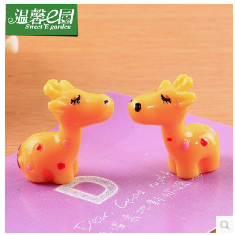 Phụ Kiện Tiểu Cảnh Tiểu cảnh hươu vàng dễ thương mini trang trí bàn làm việc (ZC-1308)