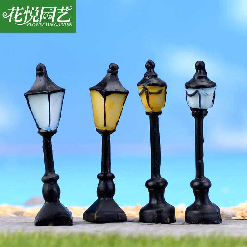 Phụ Kiện Tiểu Cảnh Tiểu cảnh đèn đường cổ điển, trang trí cây cảnh DIY mini (ZC-389)
