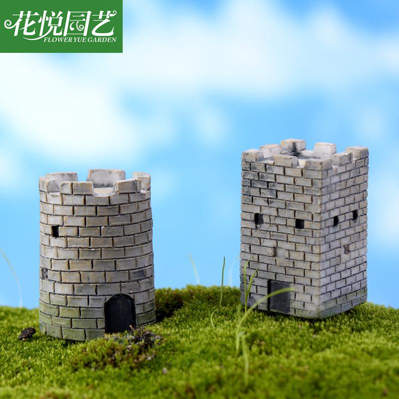 Phụ Kiện Tiểu Cảnh Tiểu cảnh Vạn Lý Trường Thành resin trang trí chậu cây (ZC-766)