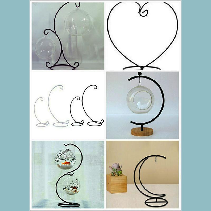 Phụ Kiện Tiểu Cảnh Móc treo cầu thuỷ tinh bằng sắt với nhiều hình dạng kiểu mẫu (BS-80)