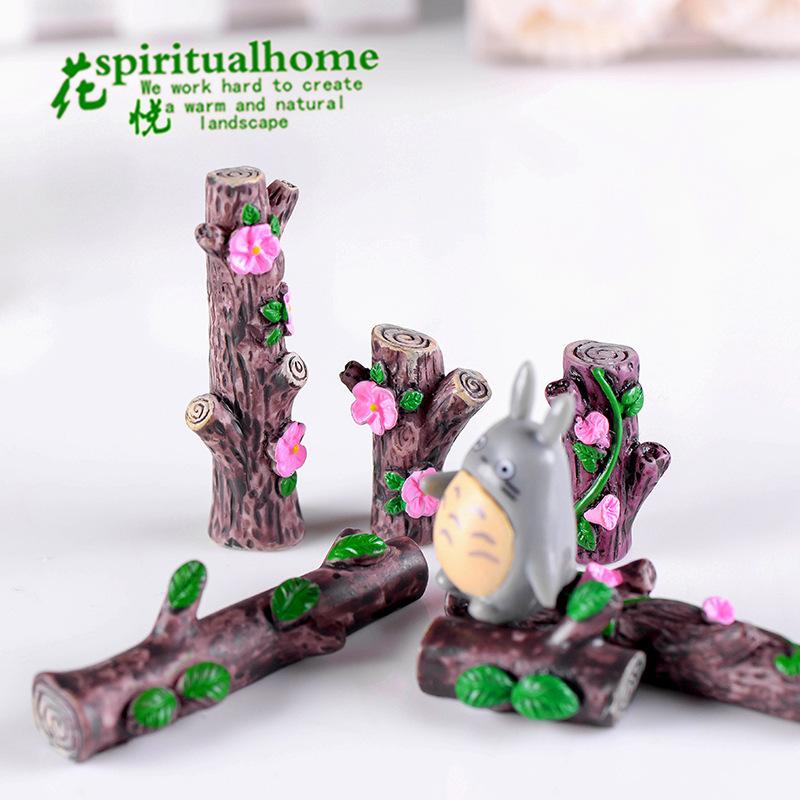 Phụ Kiện Tiểu Cảnh Tiểu cảnh ghế gỗ đa năng, phụ kiện trang trí Zakka mini (ZC-491)