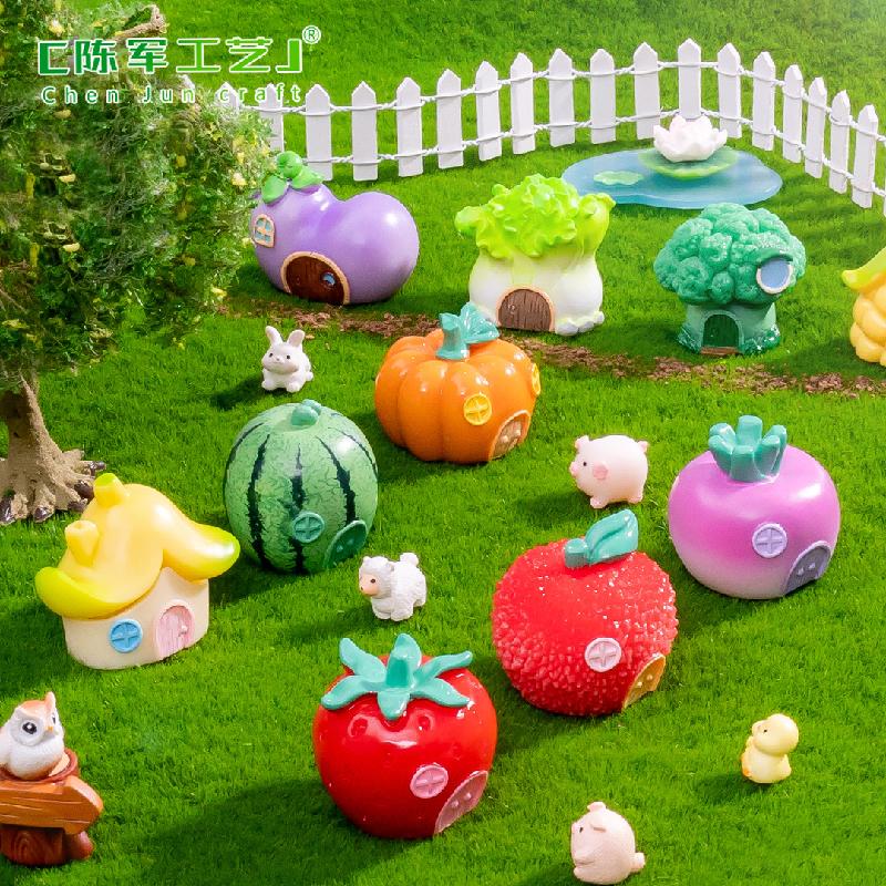 Phụ Kiện Tiểu Cảnh Tiểu cảnh nhà rau củ, trang trí nhà búp bê DIY mini (ZC-268)