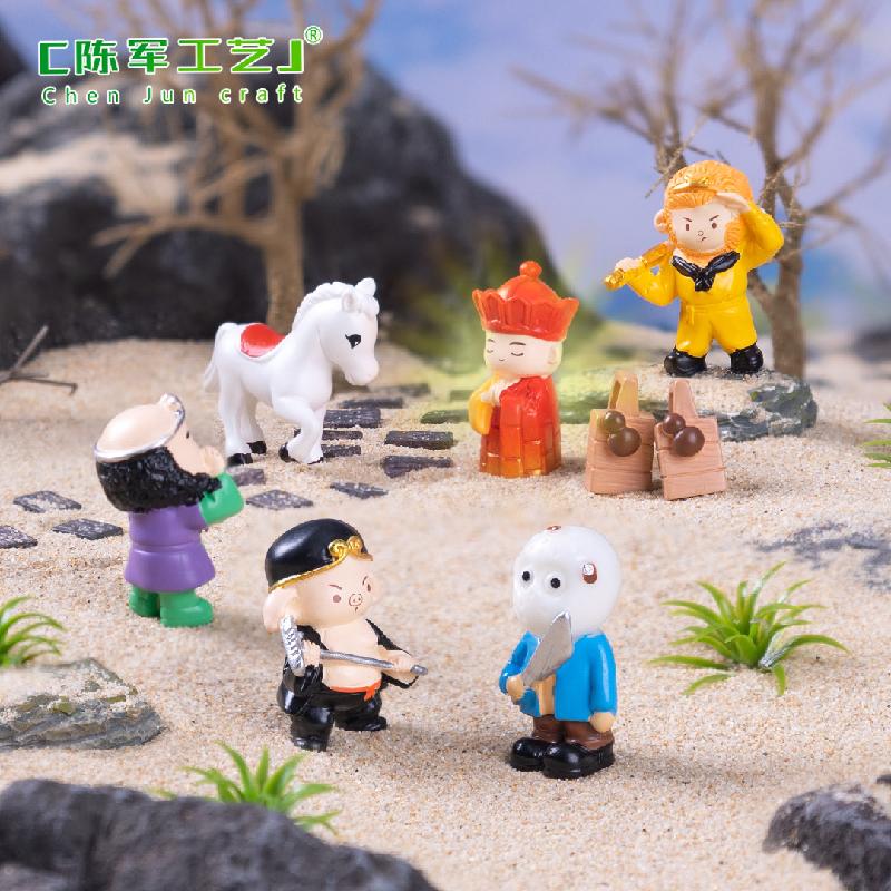 Phụ Kiện Tiểu Cảnh Tiểu cảnh Tây Du Ký Tôn Ngộ Không DIY, phụ kiện treo bàn tiểu cảnh mini đáng yêu (ZC-809)