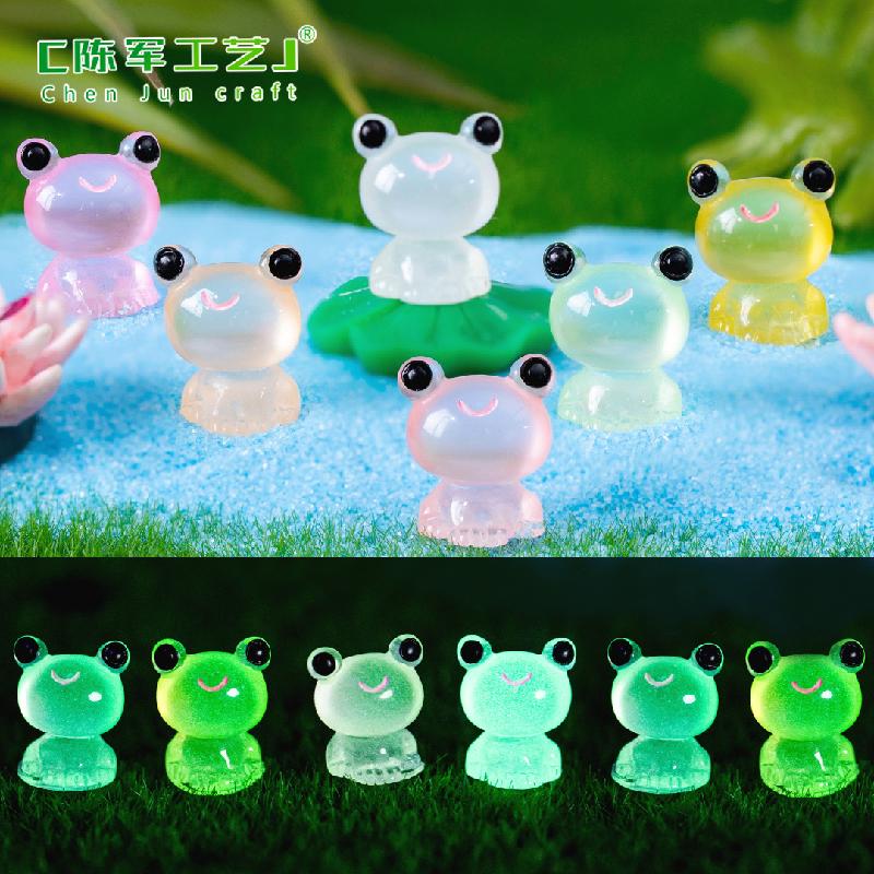Phụ Kiện Tiểu Cảnh Tiểu cảnh ếch phát sáng, phụ kiện trang trí cây cảnh mini (ZC-600)