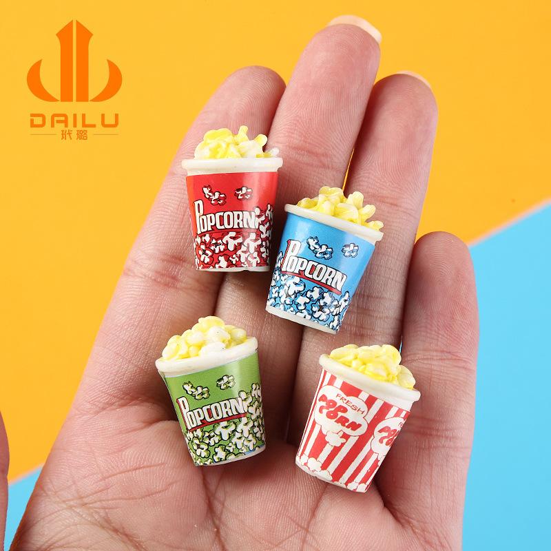 Charm LaBuBu Charm bỏng ngô DIY trang trí vỏ điện thoại (FF-61)