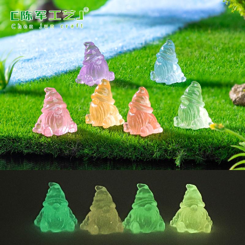 Phụ Kiện Tiểu Cảnh Tiểu cảnh chú lùn phát sáng DIY, phụ kiện tiểu cảnh mini garden resin đáng yêu (ZC-1111)