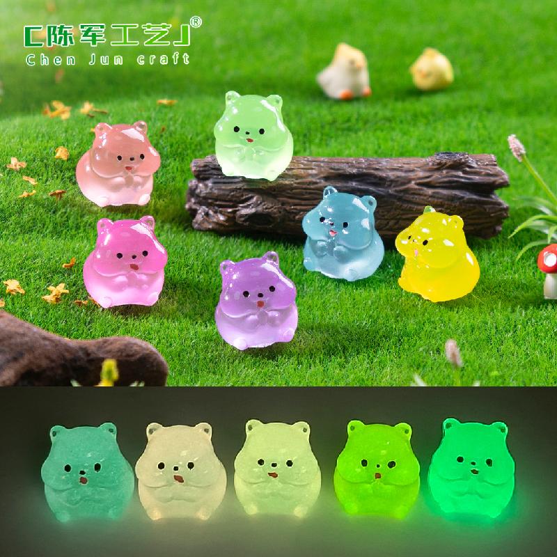 Phụ Kiện Tiểu Cảnh Tiểu cảnh chuột lang phát sáng DIY, phụ kiện tiểu cảnh mini bàn thu nhỏ đáng yêu (ZC-1016)