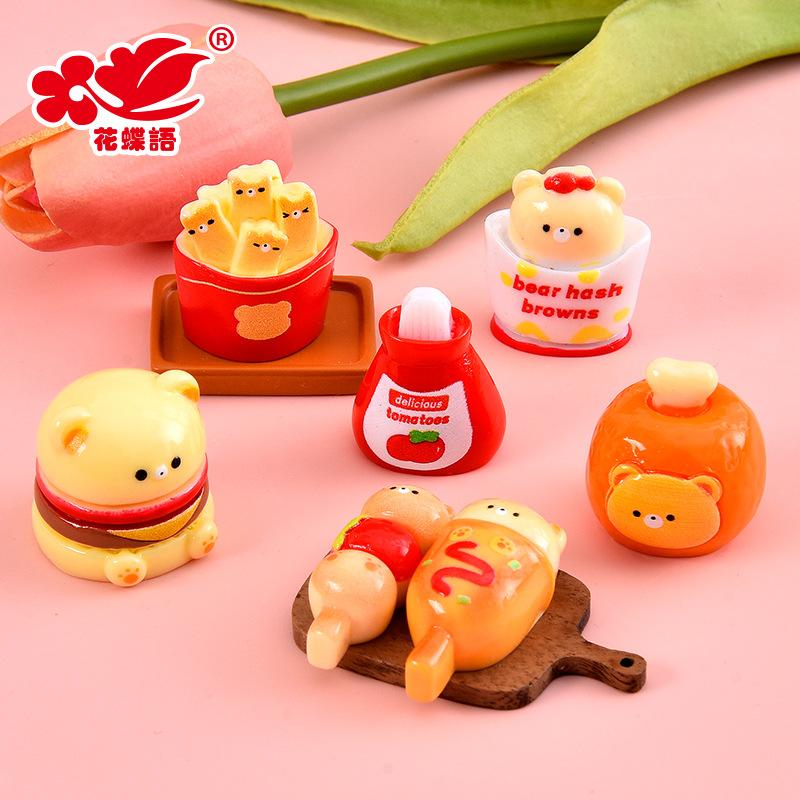Phụ Kiện Nhỏ Xinh Gấu hamburger mini (NX-260)