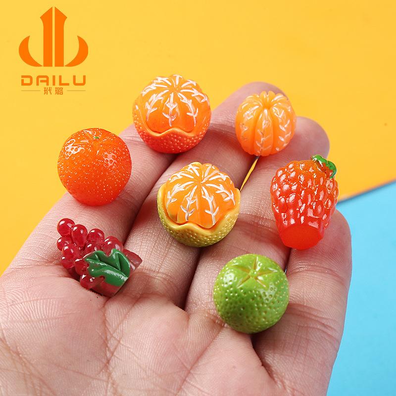 Charm LaBuBu Charm trái cây giả DIY vòng tóc trẻ em (FF-18)