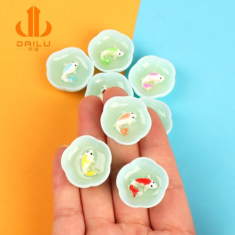 Charm LaBuBu Charm cá DIY trang trí vỏ điện thoại (FF-163)
