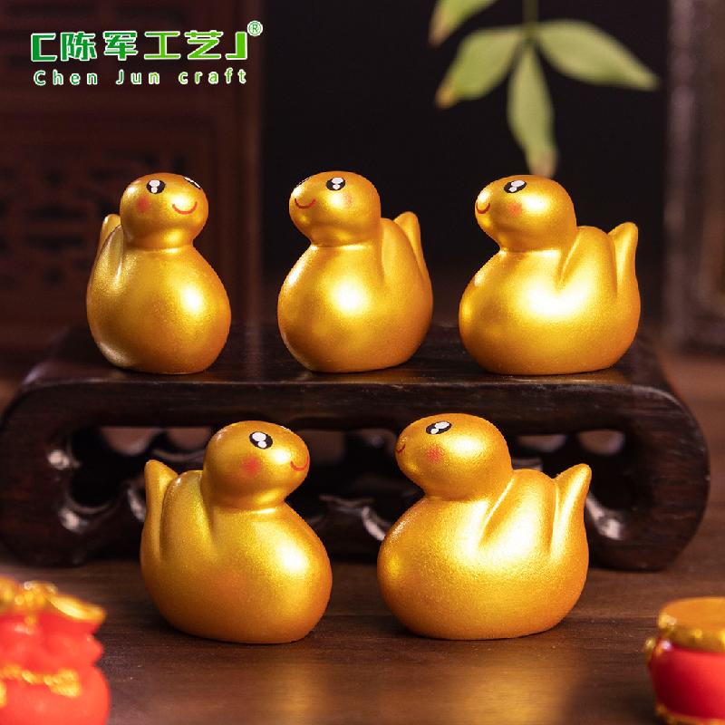 Phụ Kiện Tiểu Cảnh Tiểu cảnh rắn vàng năm mới DIY, phụ kiện tiểu cảnh mini resin treo bàn garden blind bag đáng yêu cute (ZC-1497)