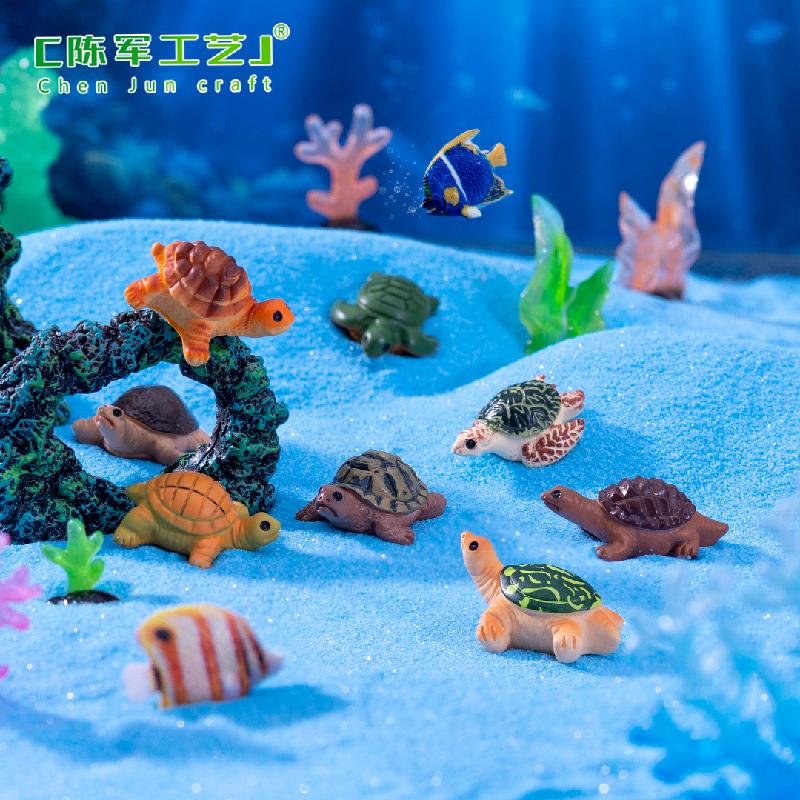Phụ Kiện Tiểu Cảnh Tiểu cảnh rùa biển DIY, phụ kiện tiểu cảnh mini bể cá bàn thu nhỏ đáng yêu (ZC-1002)