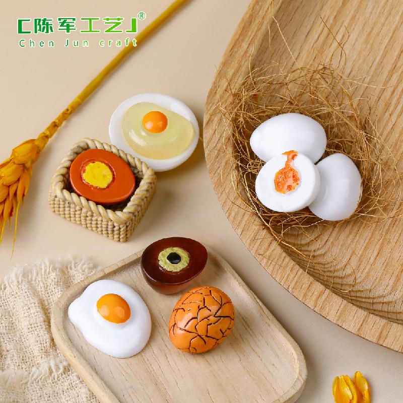 Phụ Kiện Tiểu Cảnh Tiểu cảnh trứng giả, trứng trà DIY, phụ kiện tiểu cảnh mini thu nhỏ (ZC-667)