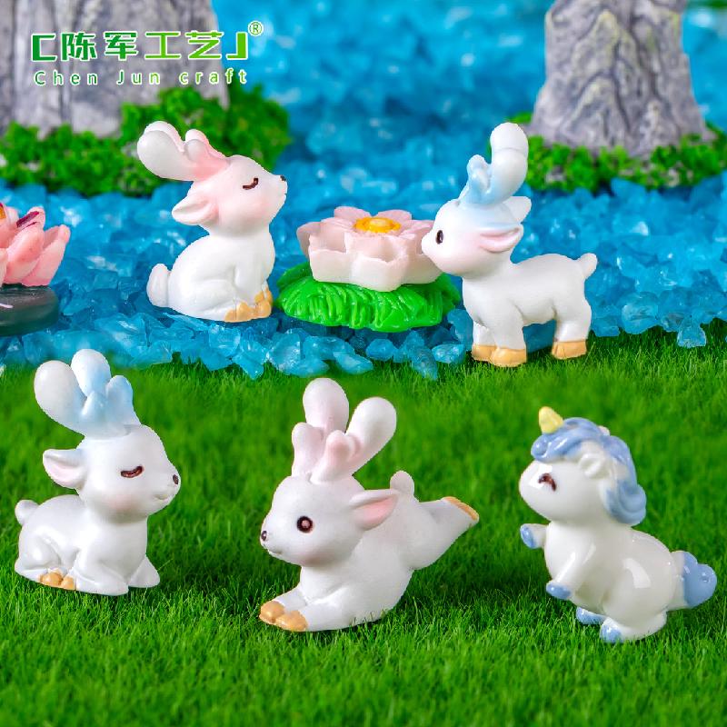 Phụ Kiện Tiểu Cảnh Tiểu cảnh tuần lộc mini trang trí xe và bàn làm việc (ZC-741)