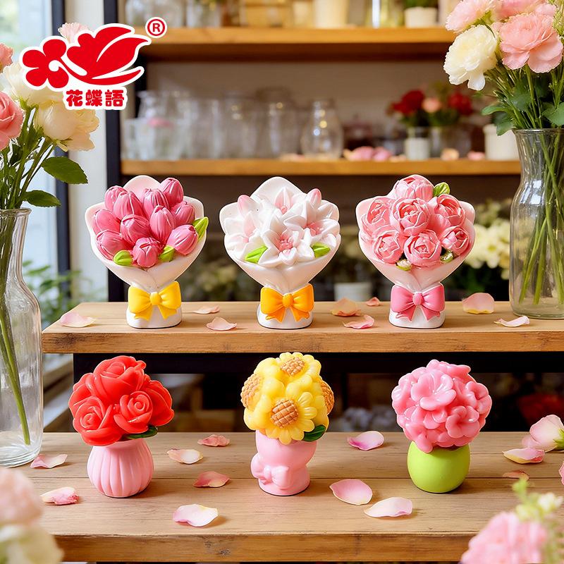 Phụ Kiện Nhỏ Xinh Bó hoa hồng & tulip mini (NX-10)
