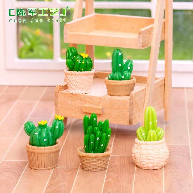 Phụ Kiện Tiểu Cảnh Tiểu cảnh xương rồng, phụ kiện trang trí xe hơi mini DIY (ZC-310)