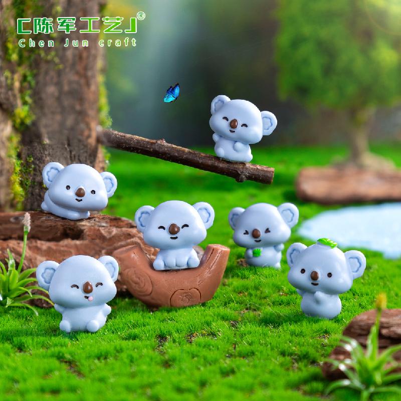 Phụ Kiện Tiểu Cảnh Tiểu cảnh gấu túi koala, sân vườn DIY, phụ kiện bàn tiểu cảnh mini (ZC-683)