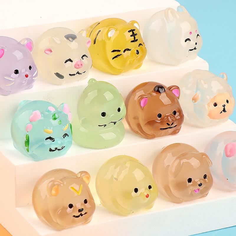 Charm LaBuBu Charm 12 con giáp phát sáng DIY trang trí xe hơi (FF-476)