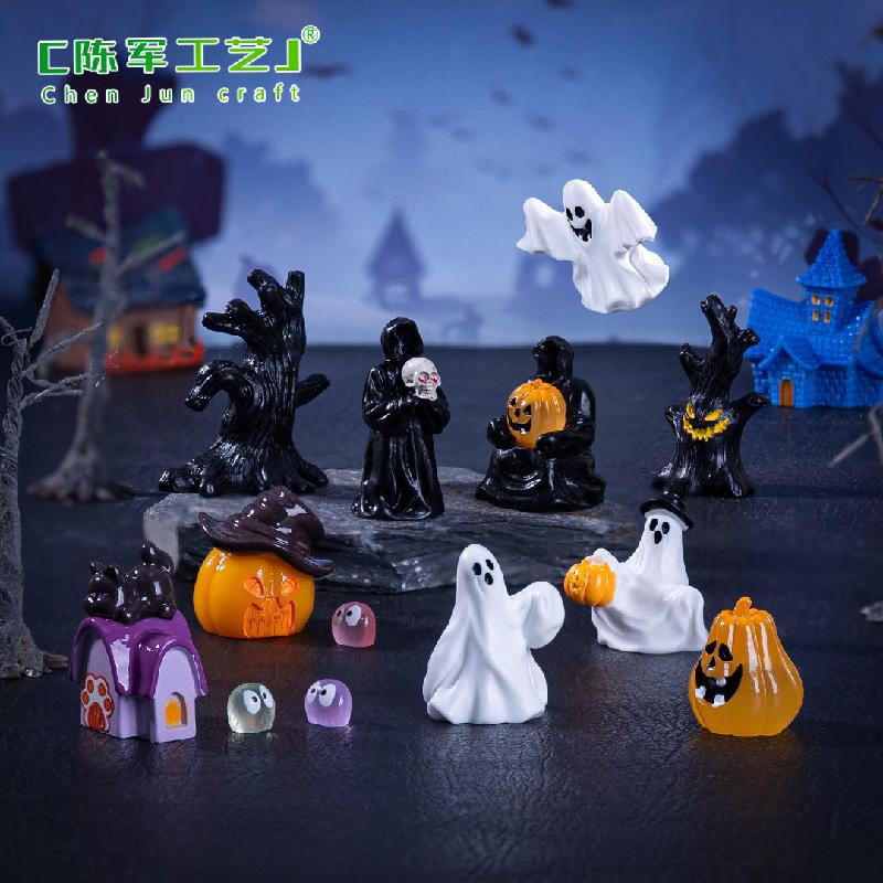 Phụ Kiện Tiểu Cảnh Tiểu cảnh Halloween: thần chết, ma, DIY, phụ kiện bàn tiểu cảnh mini sáng tạo (ZC-445)