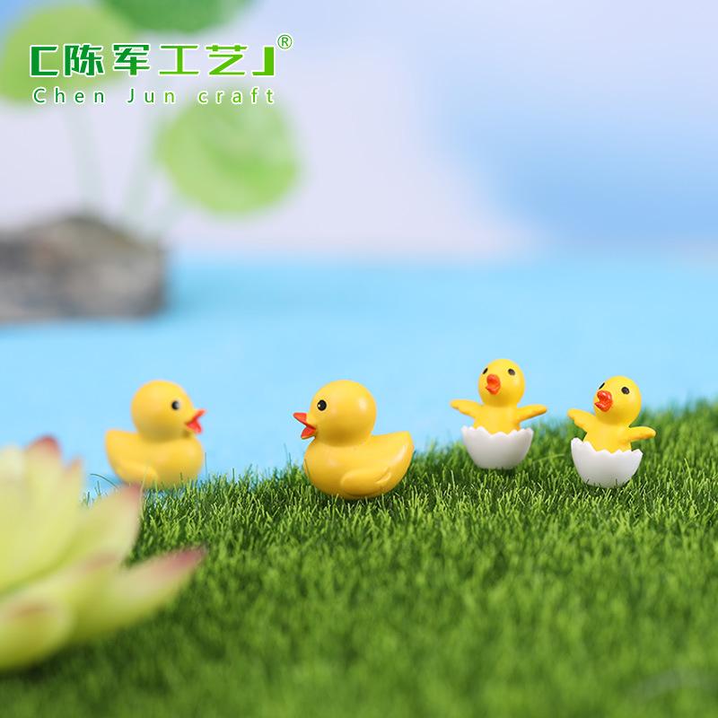 Phụ Kiện Tiểu Cảnh Tiểu cảnh vịt lớn nhỏ trang trí chậu cây phong cách Zakka (ZC-1018)