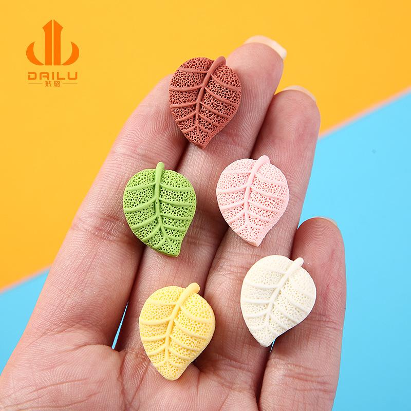 Charm LaBuBu Charm lá cây macaron DIY trang trí vỏ điện thoại (FF-464)