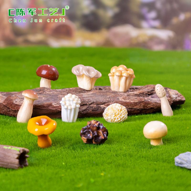 Phụ Kiện Tiểu Cảnh Tiểu cảnh rau củ và nấm, phụ kiện trang trí lẩu mini (ZC-248)