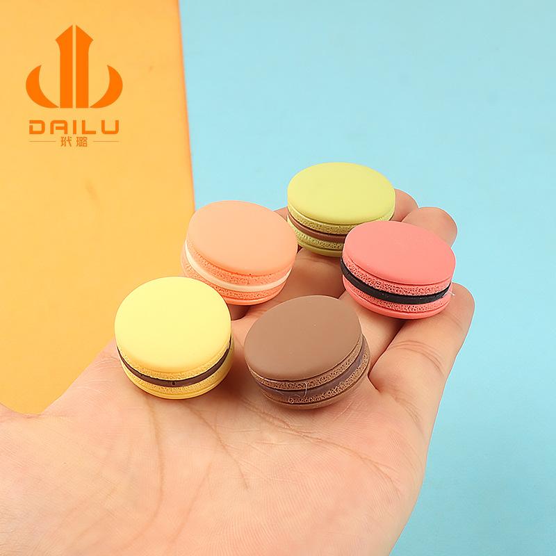 Charm LaBuBu 仿真马卡龙蛋糕树脂饰品配件 diy奶油摆台微缩场景装饰物