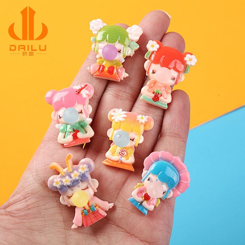 Charm LaBuBu Charm thổi bong bóng DIY trang trí vỏ điện thoại (FF-487)