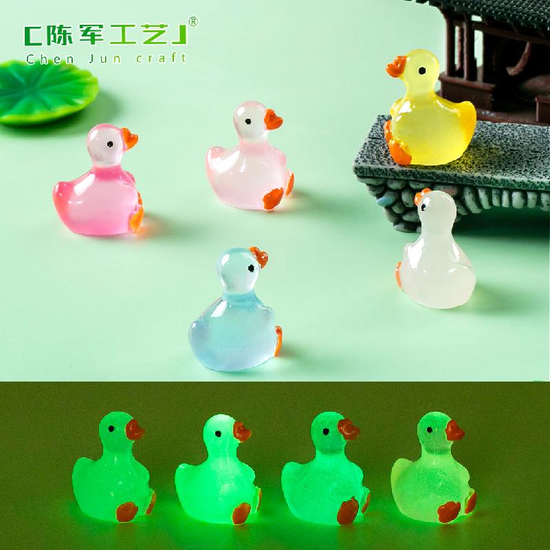 Phụ Kiện Tiểu Cảnh Tiểu cảnh ngỗng lớn phát sáng mini trang trí bàn DIY (ZC-1131)