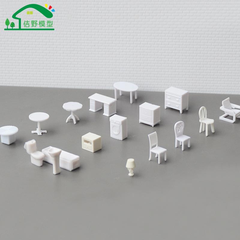 Phụ Kiện Mô Hình Bộ Nội Thất Phòng Tắm Mini Tỷ Lệ 1:75 (MH-104)