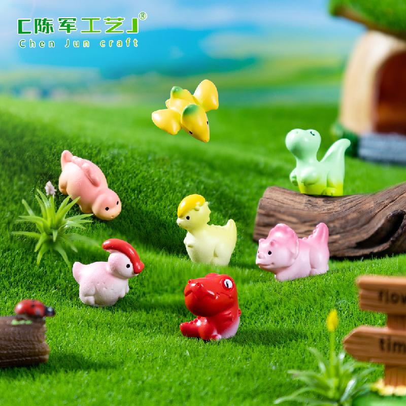 Phụ Kiện Tiểu Cảnh Tiểu cảnh khủng long 3 loại DIY, phụ kiện tiểu cảnh mini resin garden đáng yêu cute (ZC-1435)