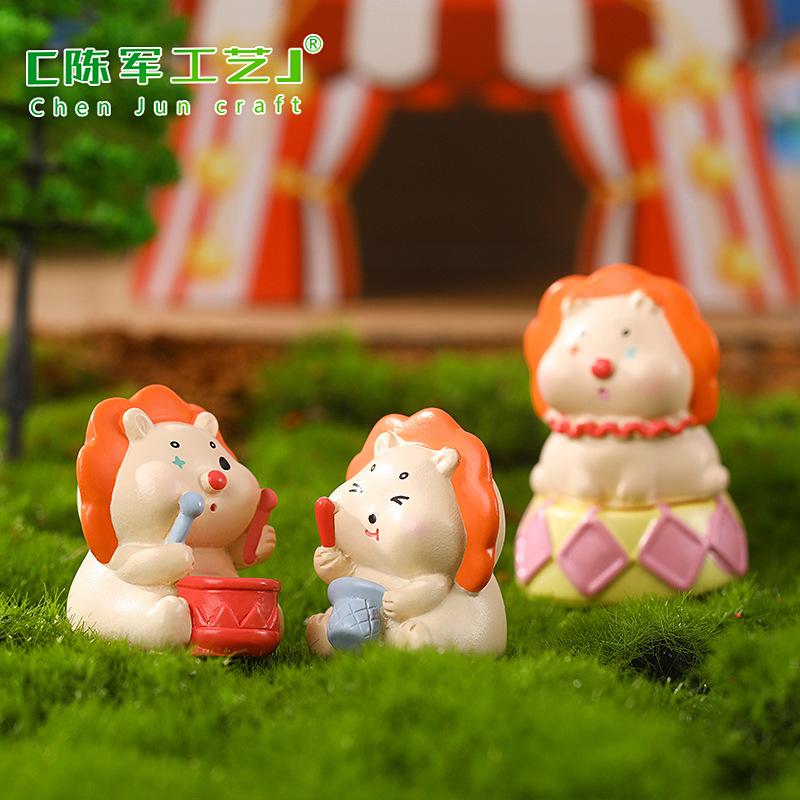 Phụ Kiện Tiểu Cảnh Tiểu cảnh sư tử mini dễ thương trang trí bàn DIY (ZC-1104)