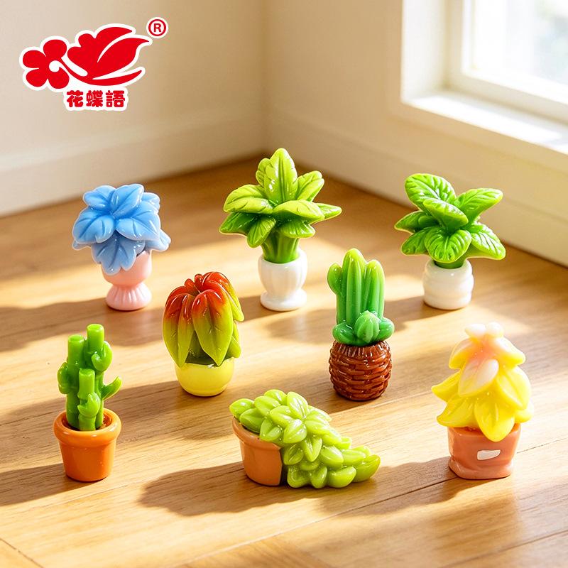 Phụ Kiện Nhỏ Xinh Chậu cây hoạt hình mini (NX-103)