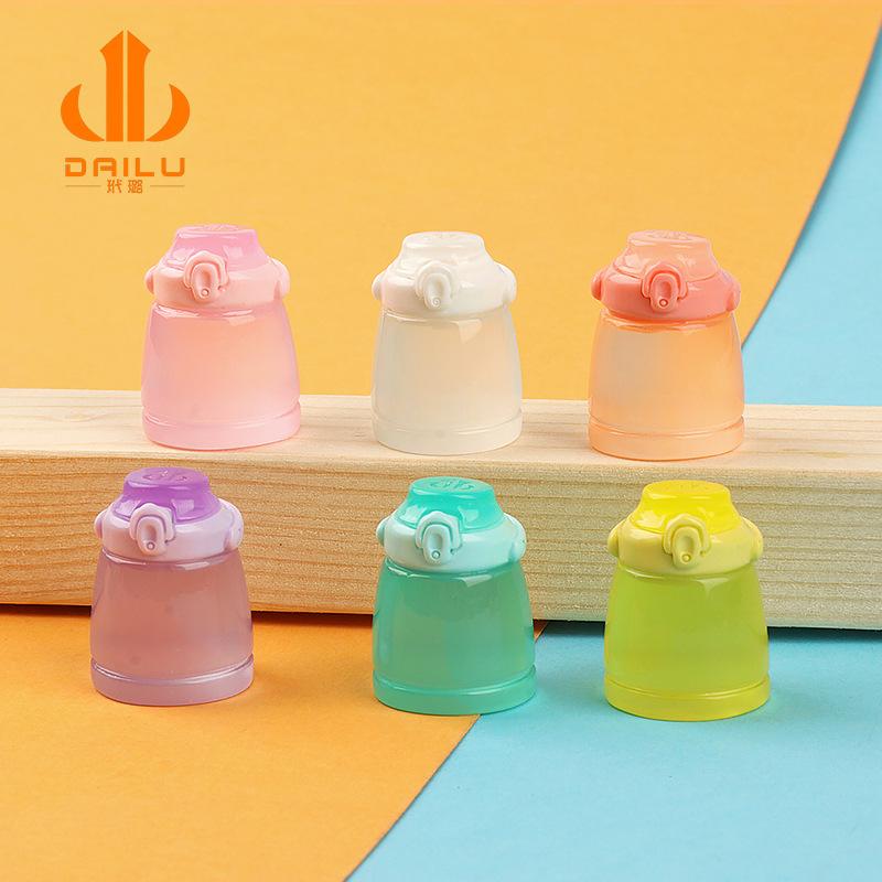 Charm LaBuBu 仿真立体夜光大肚杯 diy手机壳材料配件 拍照道具 树脂玩具摆件