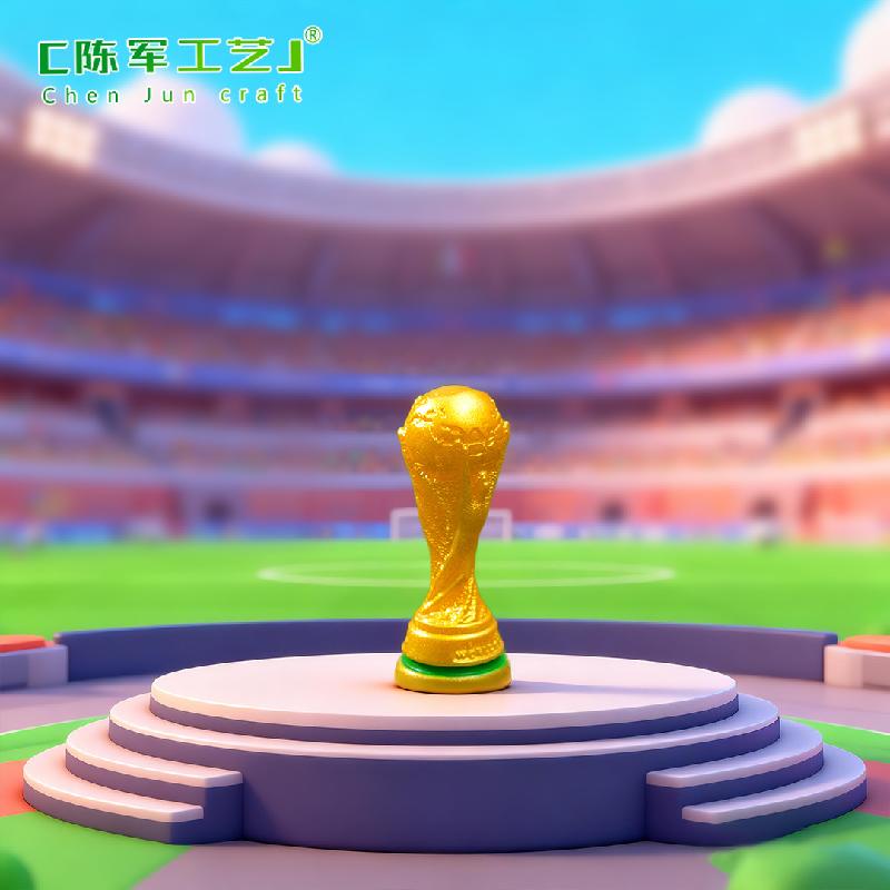 Phụ Kiện Tiểu Cảnh Cúp vô địch World Cup mini bằng resin (PK-725)