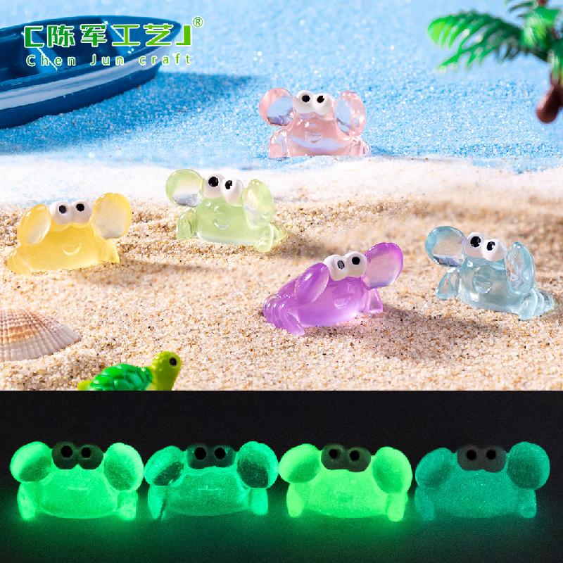 Phụ Kiện Tiểu Cảnh Tiểu cảnh cua phát sáng DIY, phụ kiện tiểu cảnh mini blind bag bàn đáng yêu (ZC-1047)