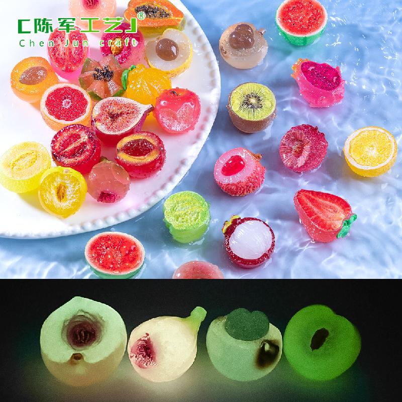 Phụ Kiện Tiểu Cảnh Tiểu cảnh trái cây phát sáng: dưa hấu, thanh long DIY, phụ kiện tiểu cảnh mini (ZC-654)