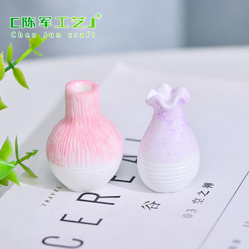 Phụ Kiện Tiểu Cảnh Tiểu cảnh bình hoa mini, phụ kiện trang trí cây cảnh DIY (ZC-110)