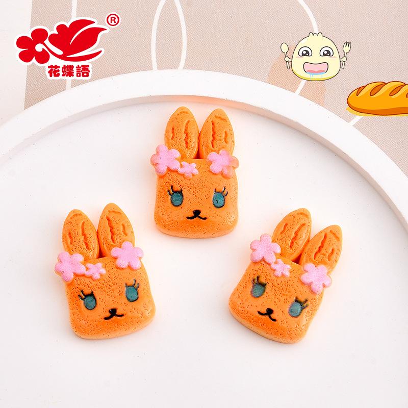 Phụ Kiện Nhỏ Xinh Bánh caramel thỏ resin, food mini, phụ kiện DIY (NX-623)