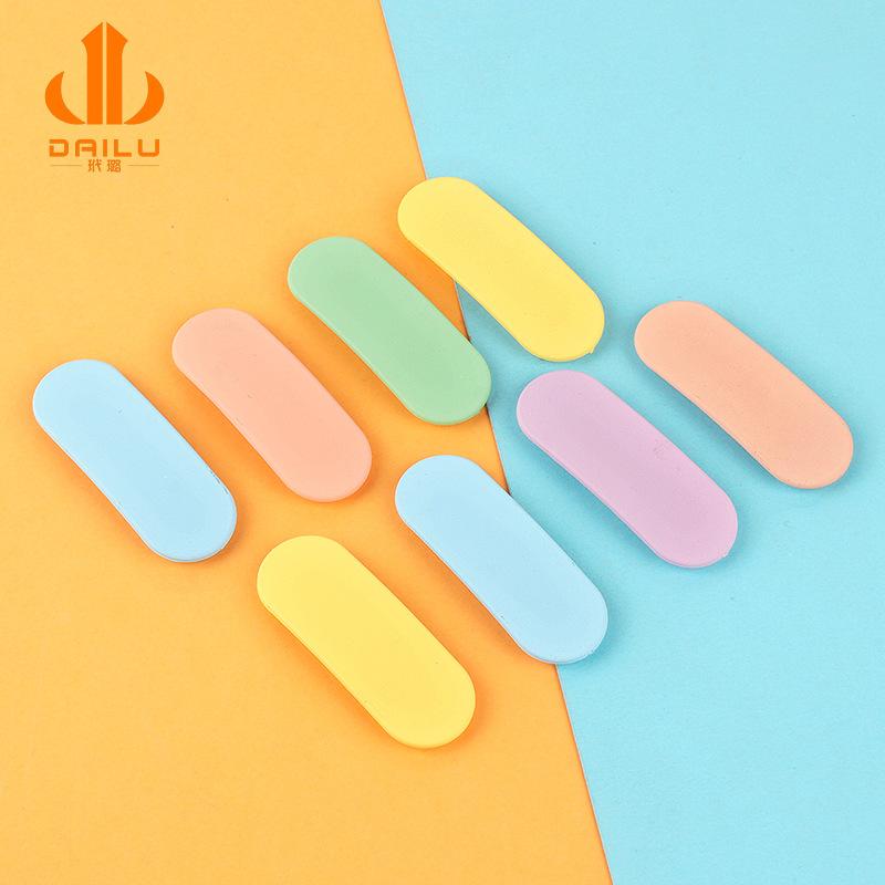 Charm LaBuBu 糖果色椭圆角发夹 diy卡通奶油胶粘配件底夹刘海夹手工材料发饰品