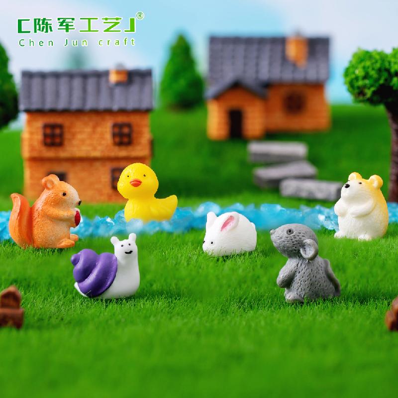 Phụ Kiện Tiểu Cảnh Tiểu cảnh động vật mini trang trí cây rêu DIY dễ thương (ZC-799)