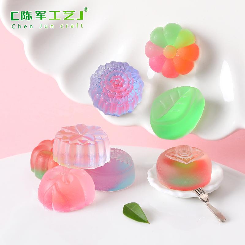 Phụ Kiện Tiểu Cảnh Tiểu cảnh trung thu trang trí tủ lạnh bằng mooncake resin (ZC-660)