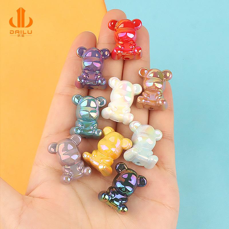 Charm LaBuBu Charm gấu chuyển màu DIY trang trí dây đeo (FF-109)