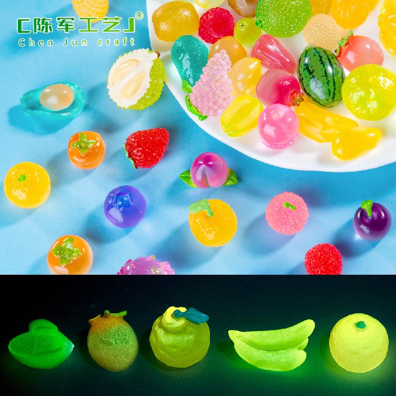 Phụ Kiện Tiểu Cảnh Tiểu cảnh trái cây phát sáng, trang trí DIY mini dễ thương (ZC-155)