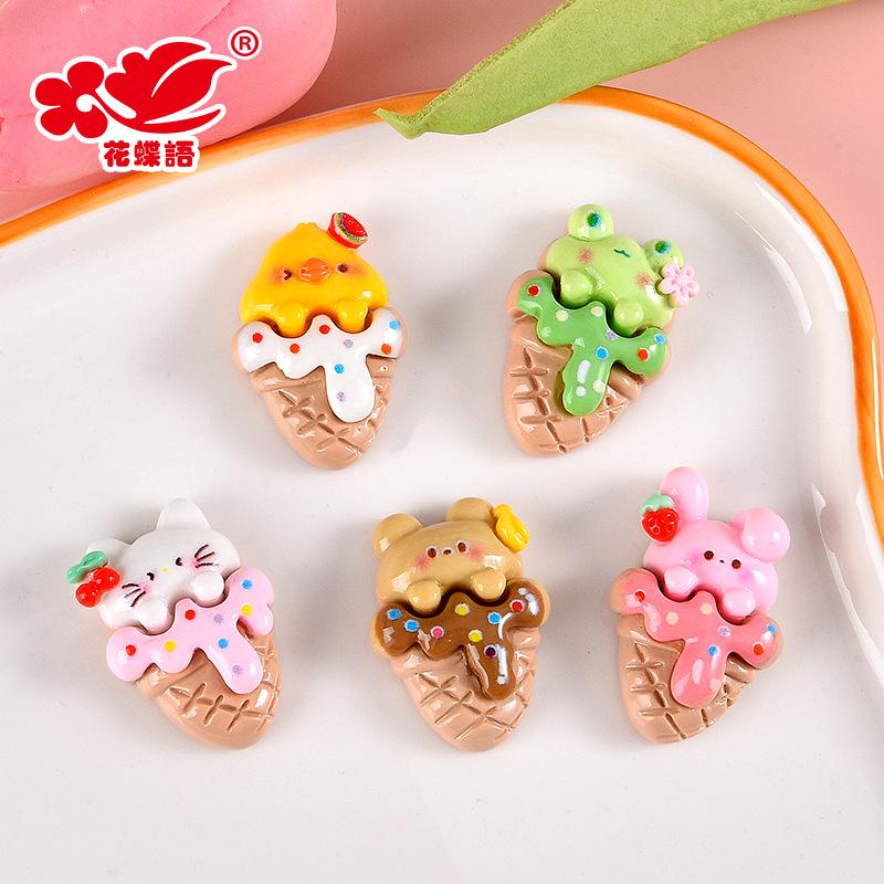Phụ Kiện Nhỏ Xinh Kem động vật resin, food mini, phụ kiện DIY (NX-750)