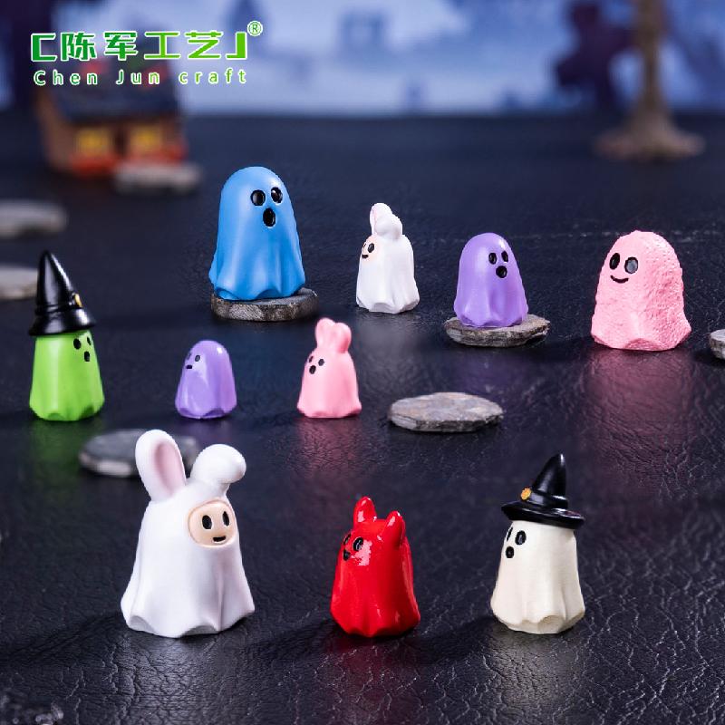 Phụ Kiện Tiểu Cảnh Tiểu cảnh Halloween ma nhỏ, phụ kiện trang trí DIY (ZC-122)