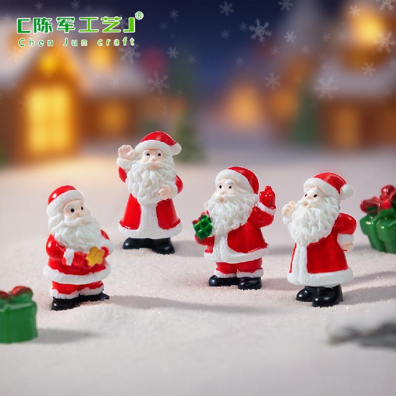 Phụ Kiện Tiểu Cảnh Tiểu cảnh ông già Noel, tuyết mini, DIY, phụ kiện treo bàn tiểu cảnh nhỏ xinh (ZC-241)